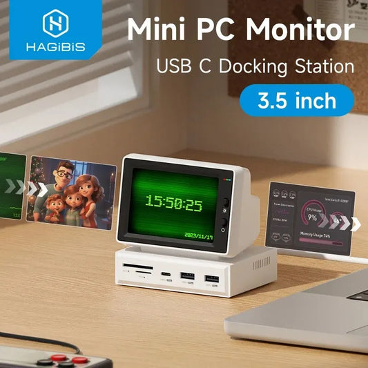 Hub USB Mini Monitor Vintage