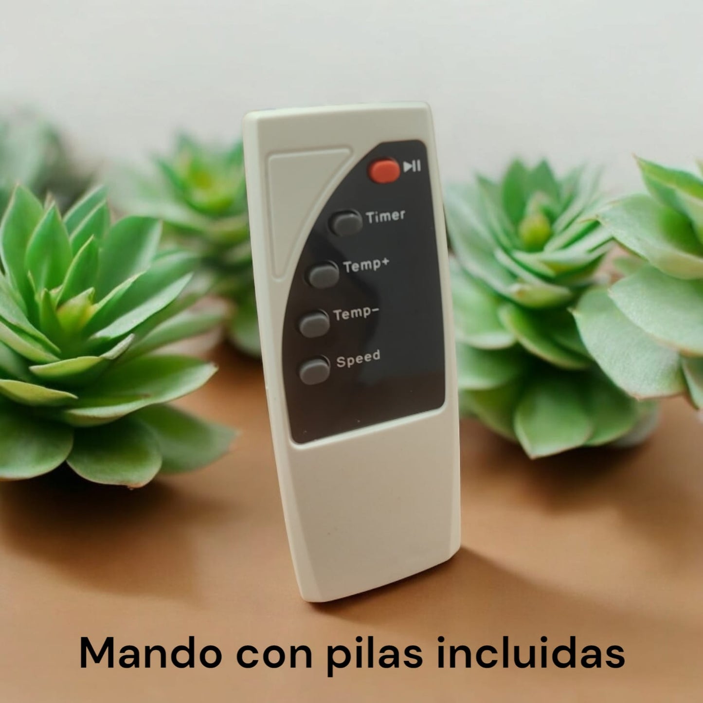 Estufa portátil con control remoto