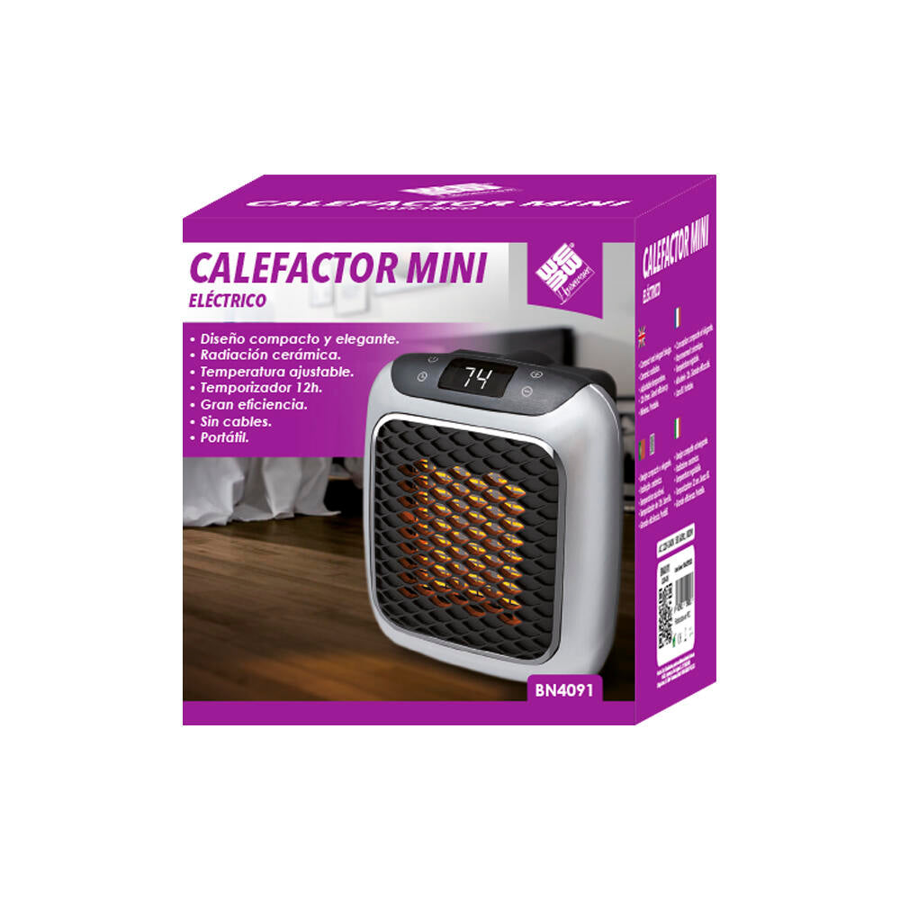 MINI CALEFACTOR ESTUFA ELECTRICA PORTATIL